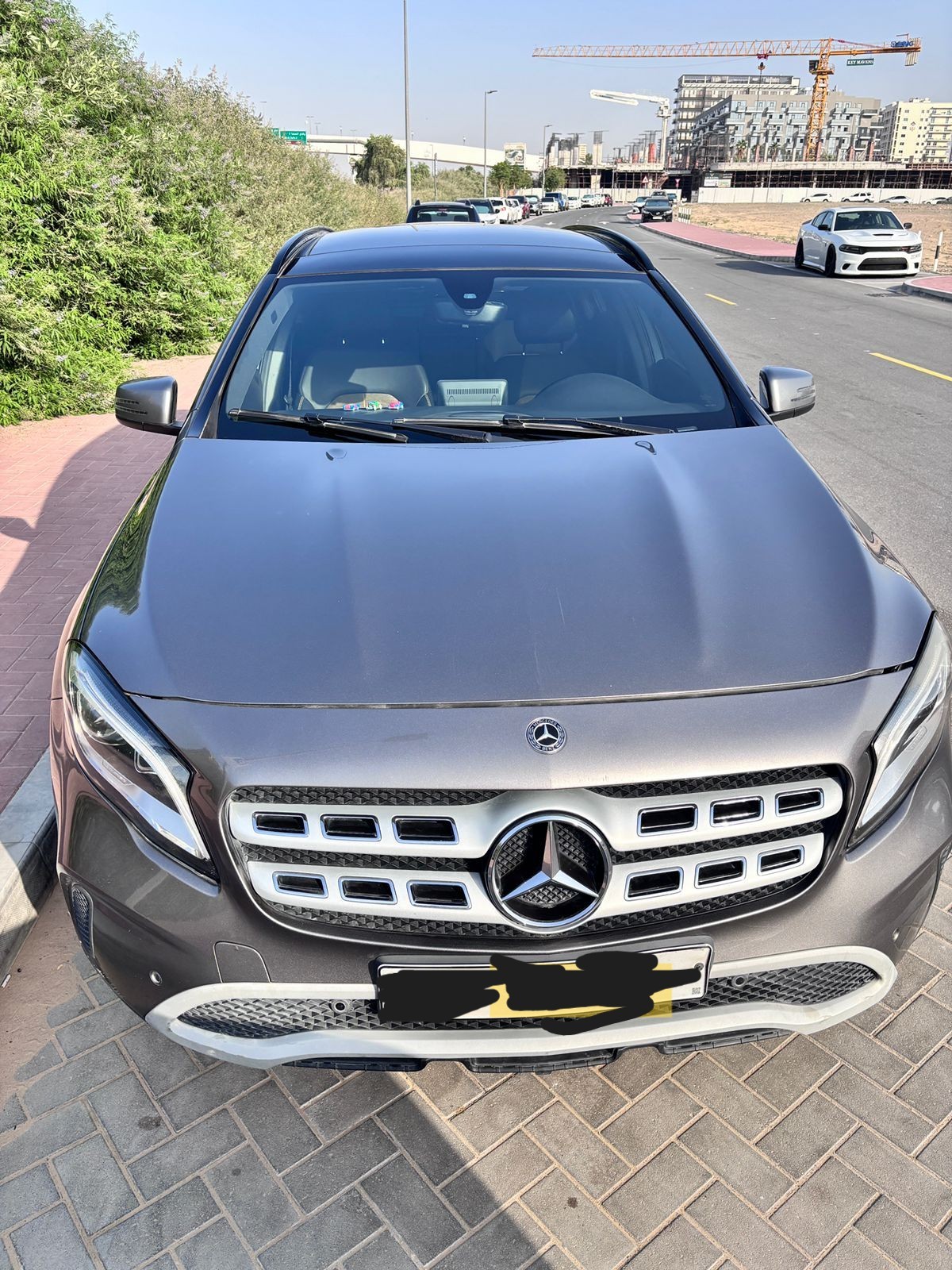 Gray Mercedes Benz GLK 250 2018